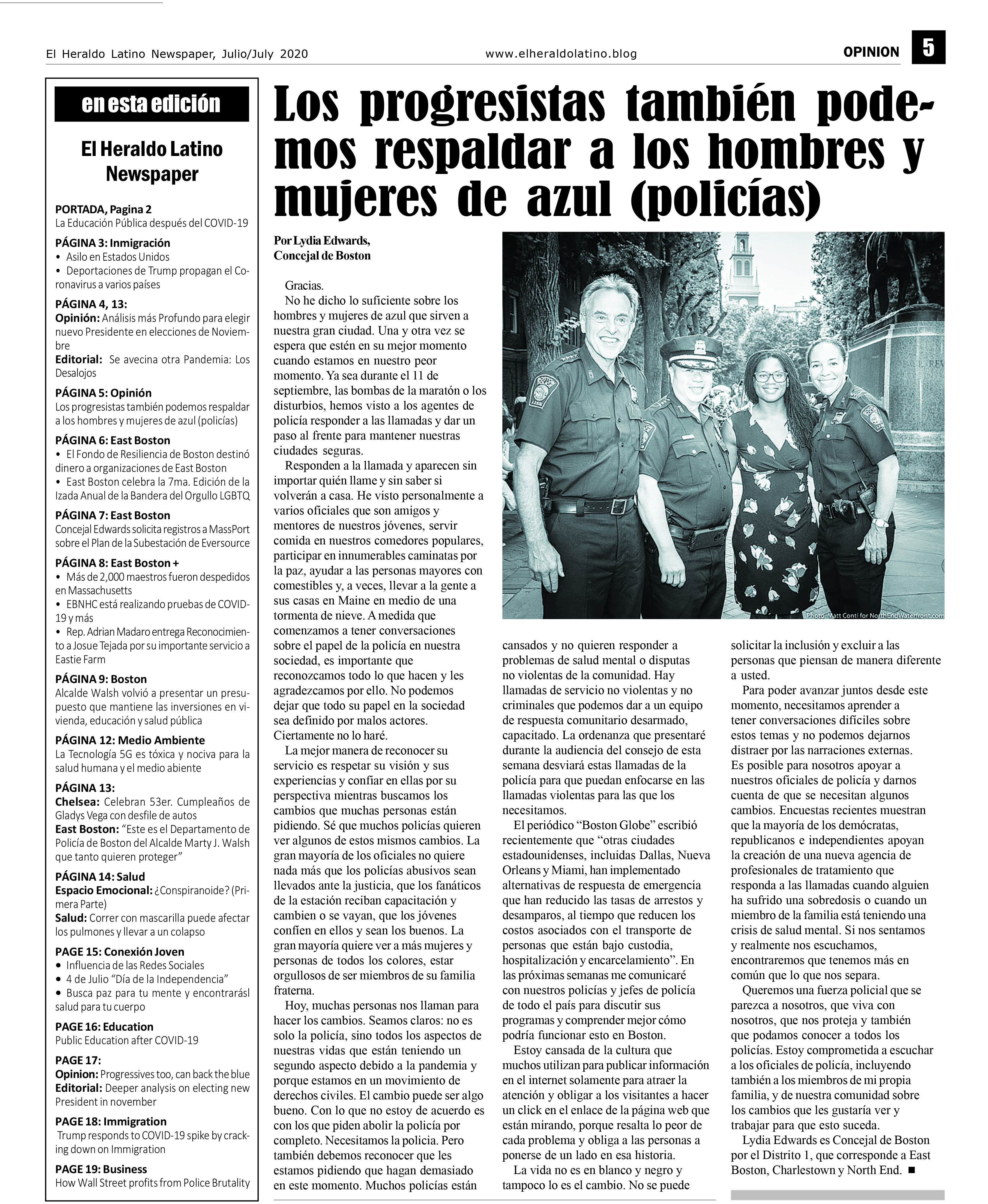 El Heraldo Latino Newspaper P. 5 El Heraldo Latino
